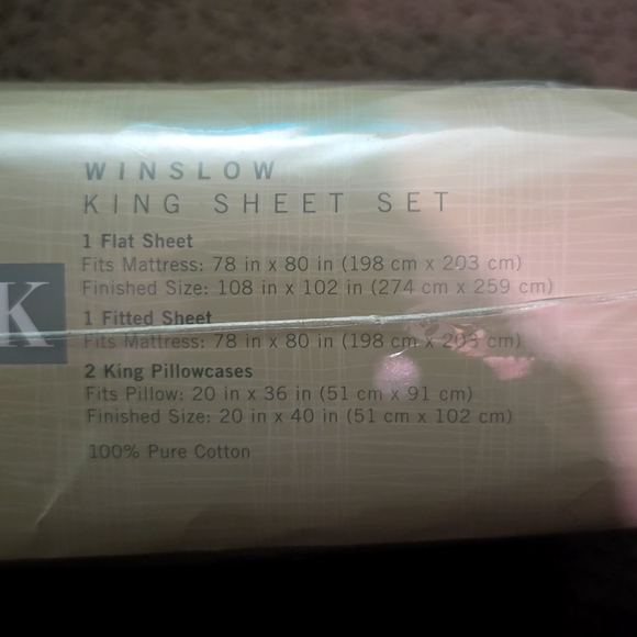 Home Design king sheet set - Picture 5 of 5